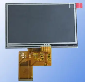 TIANMA 4.3 collu 40P TFT LCD Ekrāns ar skārienpaneli, TM043NBH02 WQVGA 480(RGB)*272