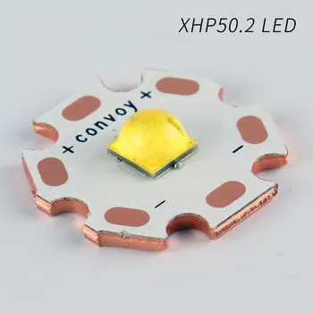 XHP50.2 LED ar 20mm 6V DTP vara plāksnes 70CRI