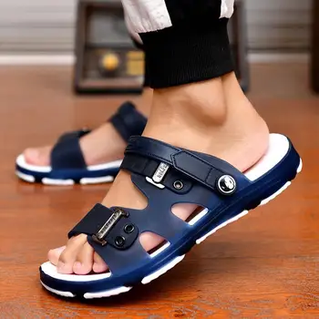 Sandales, Vīriešiem Dizainera Kurpes Vasaras Pludmales Čības Modes Bez Slīdēšanas Izturīga Ikdienas Apavu Gladiator Zapatos EVA