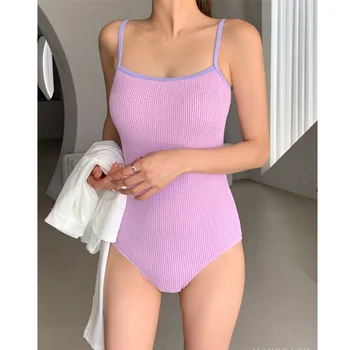 2023 Sexy Sievietes Viengabala Peldkostīmu, Cietā Peldkostīmi Sieviešu Backless Brazīlijas Monokini Bodysuit Peldvietu Tērpi, Peldēšanas Tērps Q74