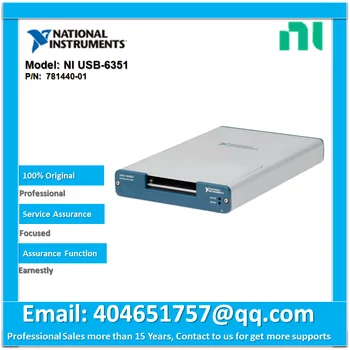 NI USB-6351 781440-01 16-veids, AI (16, 1.25 MS/s), 2 ceļa AO (2.86 MS/s), 24 ceļu satiksmes DIO, USB daudzfunkciju I/O ierīces, sniedz