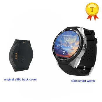 2018. gadam Sākotnējā s99c smart skatīties smartwatch rokas pulkstenis plastmasas vāks, apvalks rezerves daļu aizmugurējo vāciņu backcover melns korpuss klp