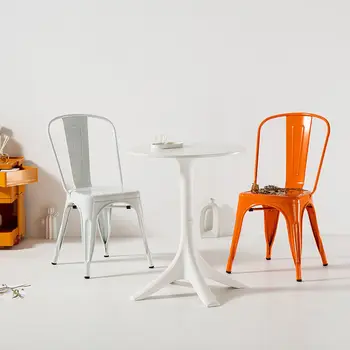 Ēdamistabas Virtuves Metāla Krēsls Ēdamistaba, Bārs Paaugstināma Krēslu Metāla Āra Krēsls Biroja Vakariņas Atzveltnes Krēsls Skārda Krēsls