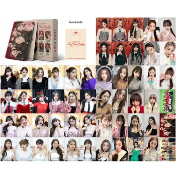 Kpop ESMU Photocard 55pcs PIRMO VENTILATORS KONCERTS LOMO Kartes Yujin Gaeul Wonyoung LIZ Rei Leeseo Dāvanu Fani Kolekcija