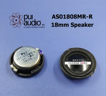 Oriģināls, jauns 100% AS01808MR-R 18mm neodīma magnēts 1 W audio skaļrunis ar augstu jutību 80db 8R (Inductor)