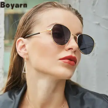 Boyarn Sieviešu 2022 Jaunu Modes UV400 Pašu Vīriešiem Euro Amerikāņu Brilles, Saulesbrilles, Saules Brilles