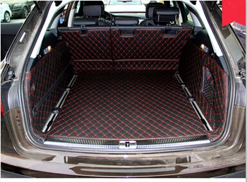 Augstākās kvalitātes! Īpašas automašīnas bagāžnieka paklāji Audi A6 Avant C8 2023-2019 ūdensizturīgs boot paklājiem paklāja kravas starplikas vāciņu,Bezmaksas piegāde