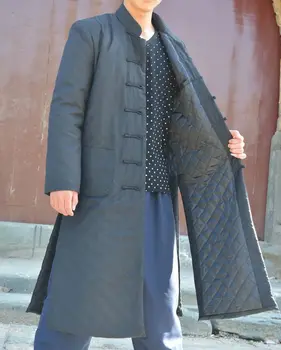 unisex augstas kvalitātes wudang mētelis Taoist halāti Taoism tai chi tērpi kung fu cīņas mākslas jaka formas tērpu ziema&Rudens
