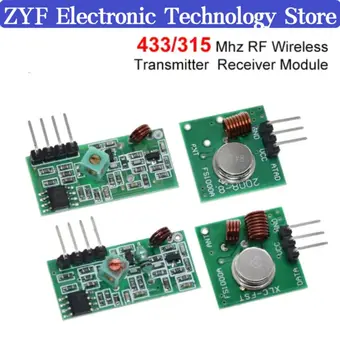 Smart Elektronika 433Mhz RF raidītāju un uztvērēju Modulis saiti komplekts arduino/ARM/MCU WL diy 315MHZ/433MHZ bezvadu