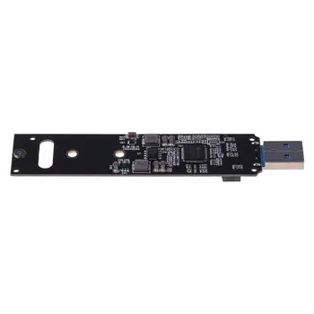 Portatīvi Augstas Veiktspējas NVME USB Adapteris M. 2 SSD Tipa Karte, USB 3.1 Gen 2 Tiltu Čipu M2 SSD Taustiņu M Logi
