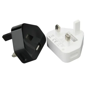 AK 3 Pin Elektrotīkla Kontaktdakšu 5V 1A USB Sienas Lādētāju Strāvas Adapteris Mājās Ceļojumu Birojs Uzlāde iPhone Xiaomi LG Tālruņiem, Planšetdatoriem 50gab