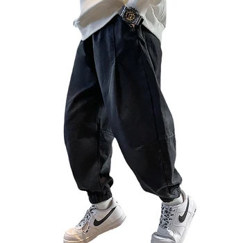 Zēns Kravas Bikses Tīrtoņa Krāsu Boy Bikses, Pavasara Rudens Bērnu Bikses Zēns Gadījuma Stila Apģērbu Zēniem