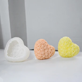 3D Sirds Pelējuma Mīlestības Formas Silikona Veidnes ar rokām Darinātas Ziepes Pelējuma DIY Pomādes Konfektes Veidnes Kūka Dekorēšanas Rīks