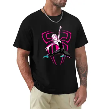 Spider Gwen T-Krekls sviedru krekli jauns izdevums t krekls estētisko drēbes, kas aprīkoti t krekli vīriešiem