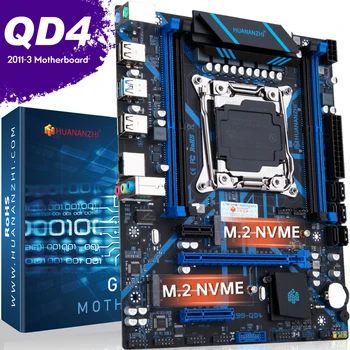HUANANZHI QD4 X99 Mātesplates Intel XEON E5 LGA2011-3 Visas Sērijas DDR4 RECC NON-ECC Atmiņas NVME USB3.0 SATA