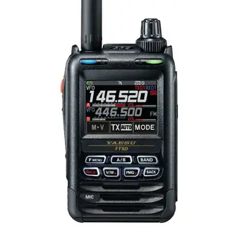 Yaesu FT5D sākotnējā īstu amatieru walkie-talkie C4FM/FDMA 144/430MHz ciparu analogais FM transīvers krāsu ekrāns touch GPS loca