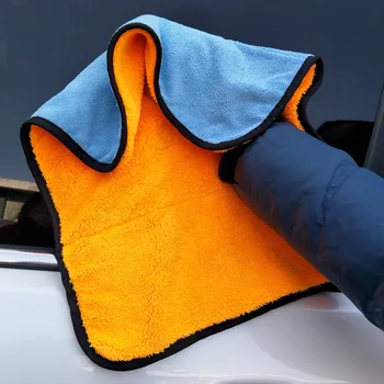 Auto Apkope 45x38cm Super Bieza Plīša Microfiber coral fleece Automašīnu Tīrīšanas Audums Auto Kopšanas Microfibre Vaska Pulēšanai Detalizējot Dvieli