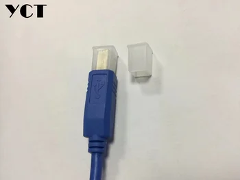 500pcs USB B vīriešu putekļu vāciņš USB BM (vīrietis) nav putekļu vāciņa, vai apvalks bezmaksas piegāde