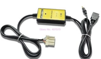 DHL vai Fedex 5gab Auto Auto Stils USB Aux-in Adapteri MP3 Atskaņotājs, Radio Saskarne Mazda 323/3/5/CX7/MX5/MPV/Miata Automašīnām