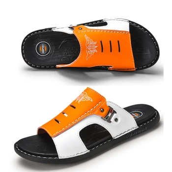 2023 Vasaras Vīriešiem Kurpes Sandales Sākotnējā Ērti Slip-on Gadījuma Sandales Modes Kurpes Vīriešu Čības Zapatillas Hombre Izmēri 38-47