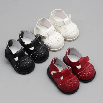 1Pair Karstā jauna stila Lelles kurpes 1/4 16 collu salons, bērnu apavi 6.5*2.8 cm