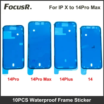 10PCS Ūdensizturīgs Bezel Rāmis Līmlenti iPhone Plus 14 13 12 11 Pro Max X XR LCD Touch Screen Displejs, Remonts Līmi, Uzlīmes