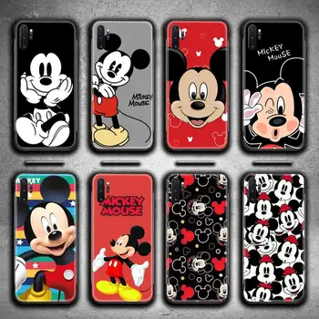 Cute Karikatūra Mickey Mouse Tālrunis Case For Samsung Galaxy Note20 ultra 7 8 9 10 Plus lite M51 M21 M31S J8 2018 Ministru