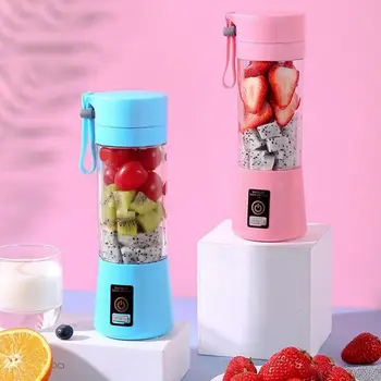 Pārnēsājams Mini Blenderis sulu Spiede Mašīna Milkshake Kausa Rokas Smoothie Kokteilis Maker USB Lādējamu Ūdens Maisītājs Maisītājs Cup