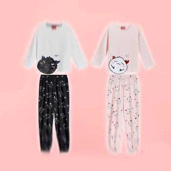 1 iestatiet Anime Spēle Onmyoji Iespiesti Sleepwear Topi un Bikses, Uzvalks Pavasara Rudens Sākuma Kostīms Sieviešu Meitene Ziemassvētku Dāvanu