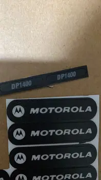 30pcs M Logo uzlīmes un DP1400 uzlīmes priekš Motorola DP1400 radio